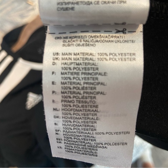 ADIDAS Blokette Soccer Jersey Climacool Black Large - Picture 6 of 7